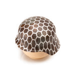Weathered/Chickenwire Stahlhelm (Dark Brown)